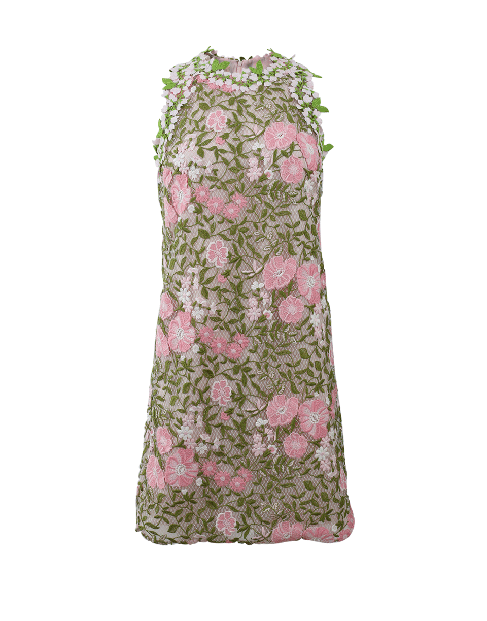 GIAMBATTISTA VALLI-Macrame Floral Dress-