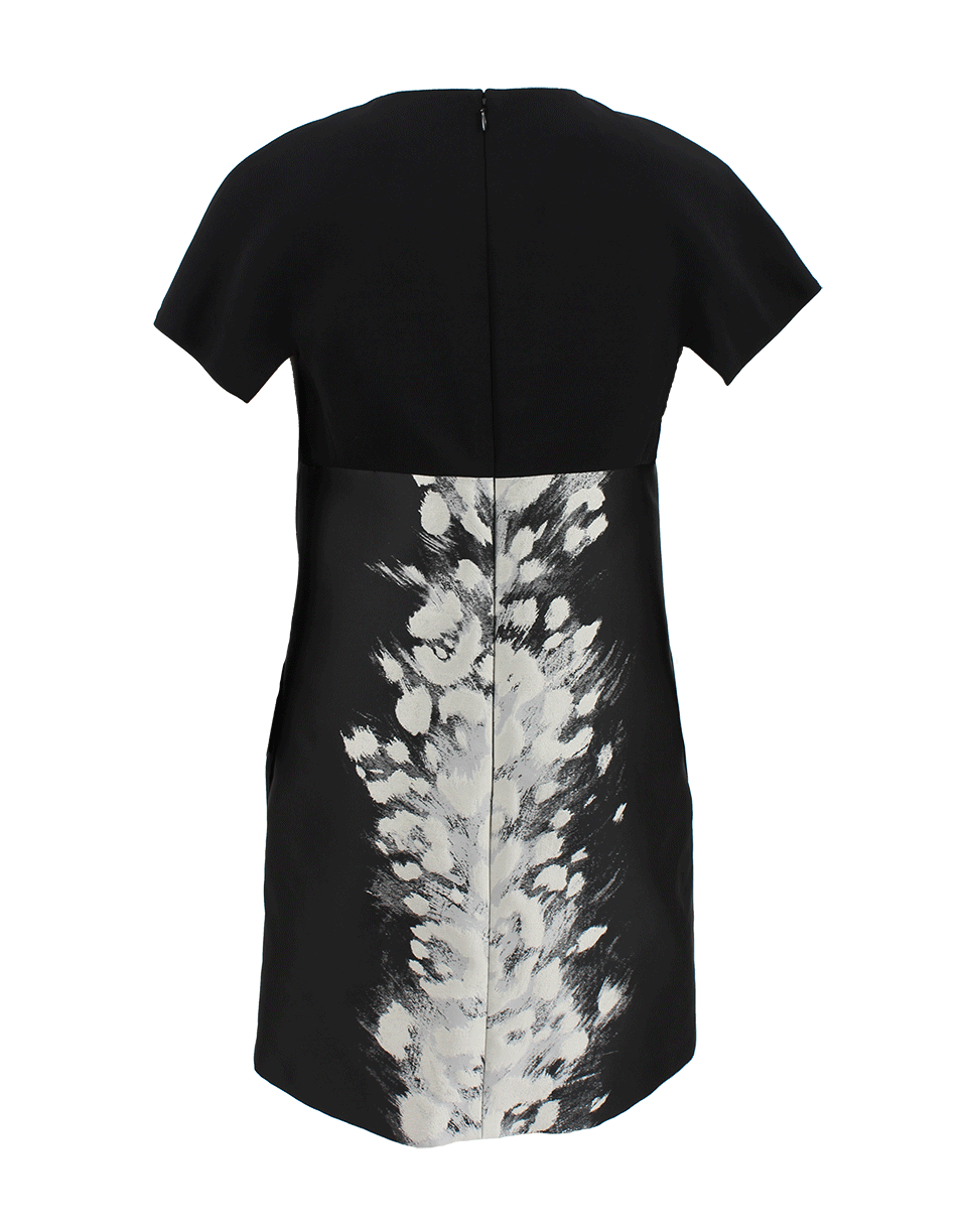 GIAMBATTISTA VALLI-Short Sleeve Leopard Skirt Dress-