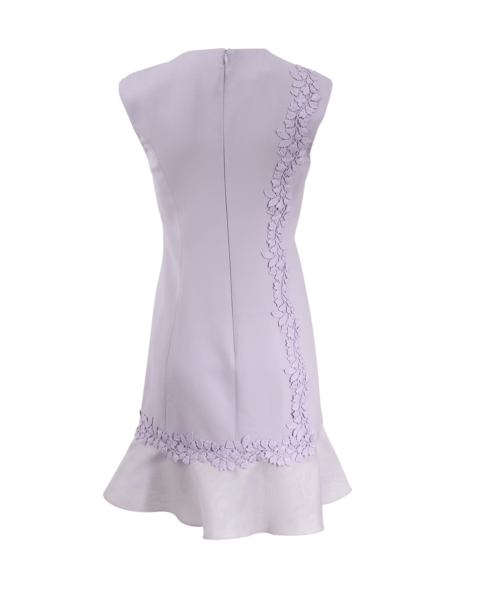 GIAMBATTISTA VALLI-Lace Flutter Bottom Dress-