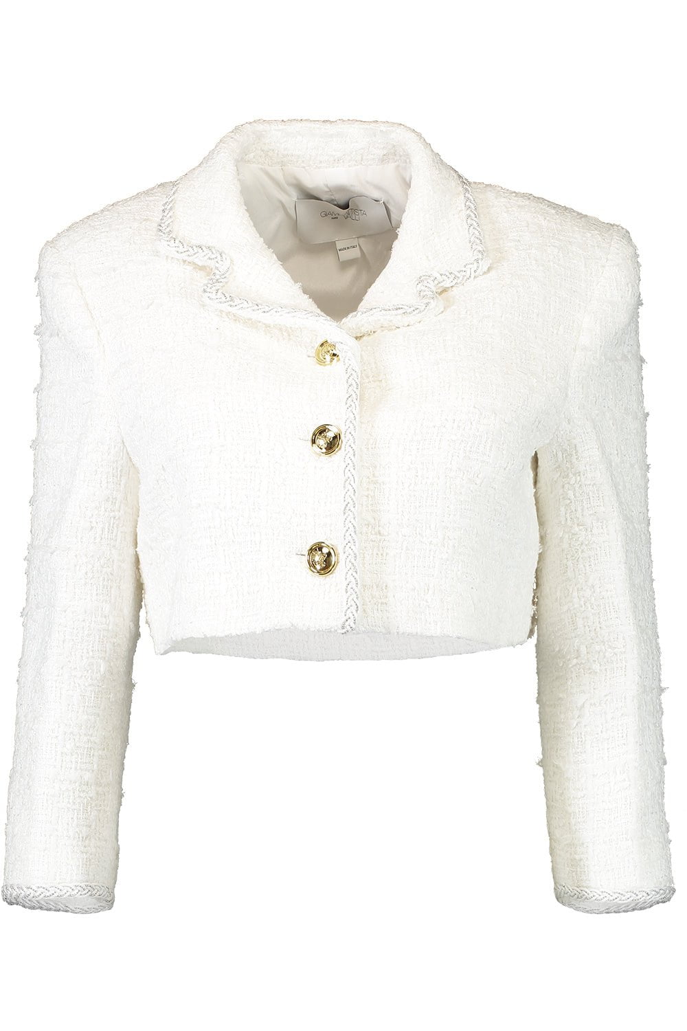 GIAMBATTISTA VALLI-Cropped Boucle Jacket-