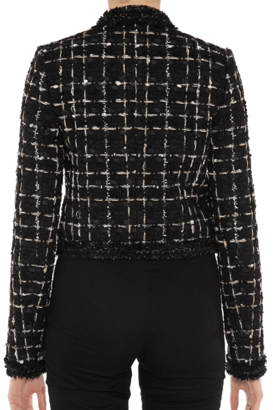GIAMBATTISTA VALLI-Tweed Check Jacket-