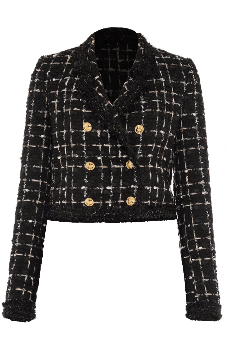 GIAMBATTISTA VALLI-Tweed Check Jacket-