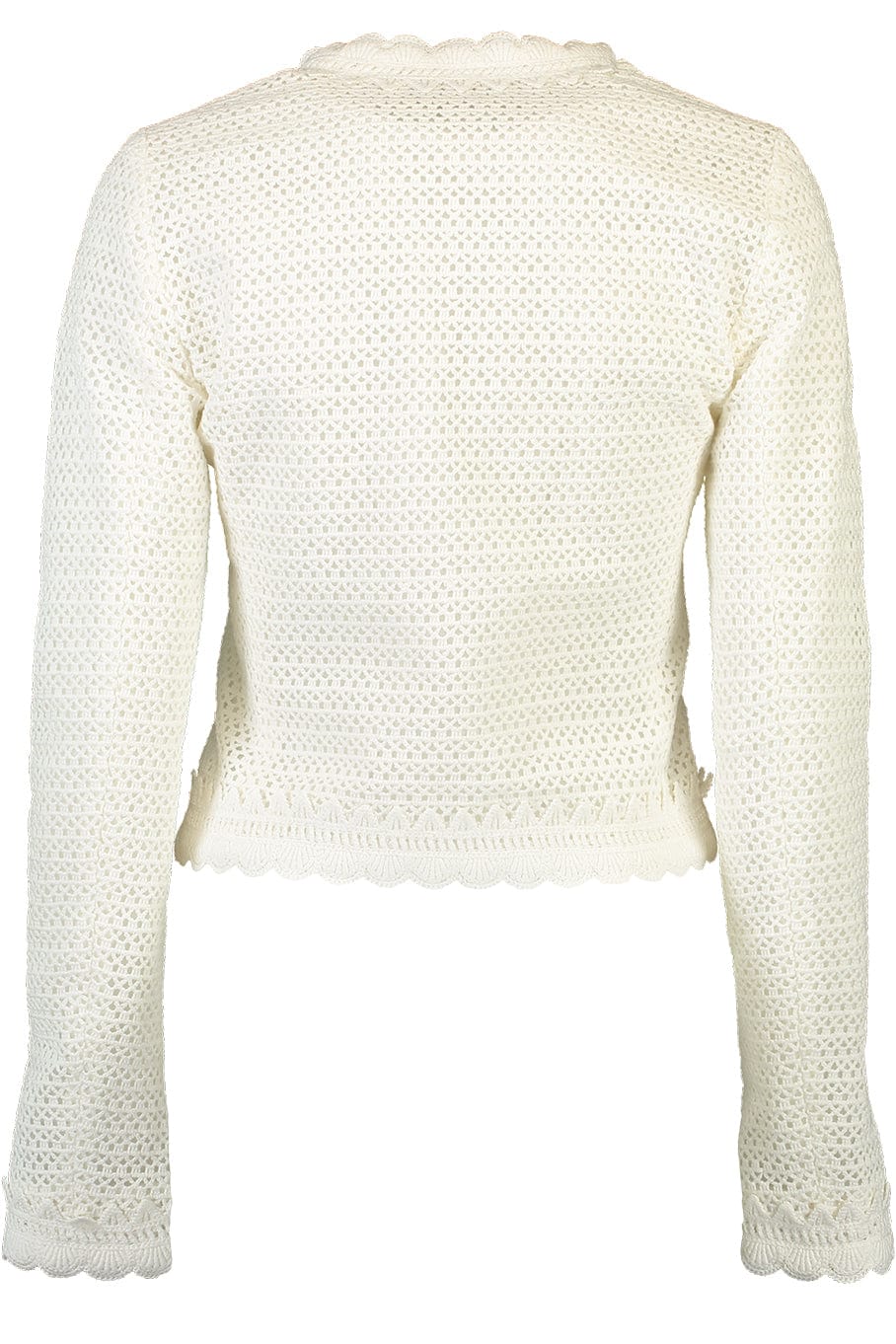 GIAMBATTISTA VALLI-Crochet Cropped Jacket-
