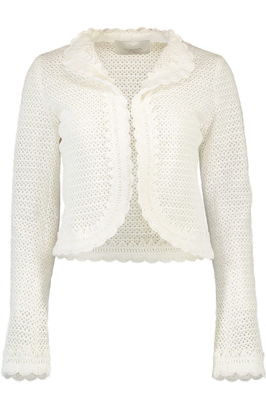 GIAMBATTISTA VALLI-Crochet Cropped Jacket-