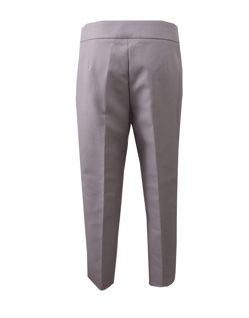 GIAMBATTISTA VALLI-Side Zip Cropped Pant-LILAC
