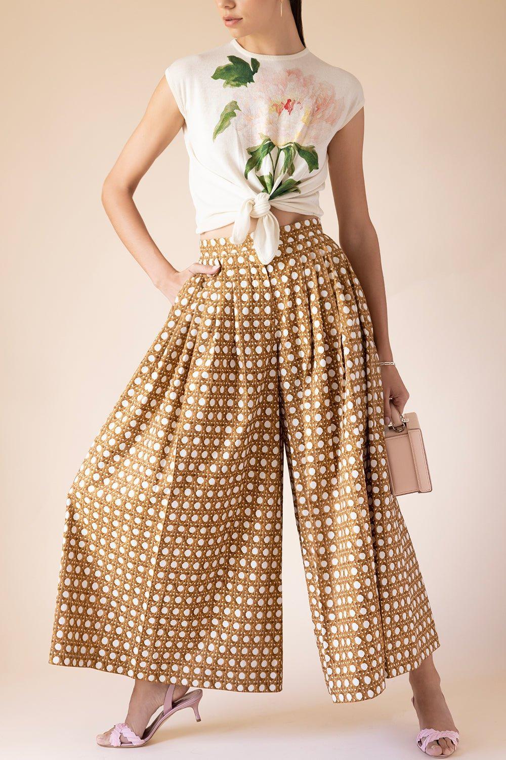 GIAMBATTISTA VALLI-Wide Leg Trousers-