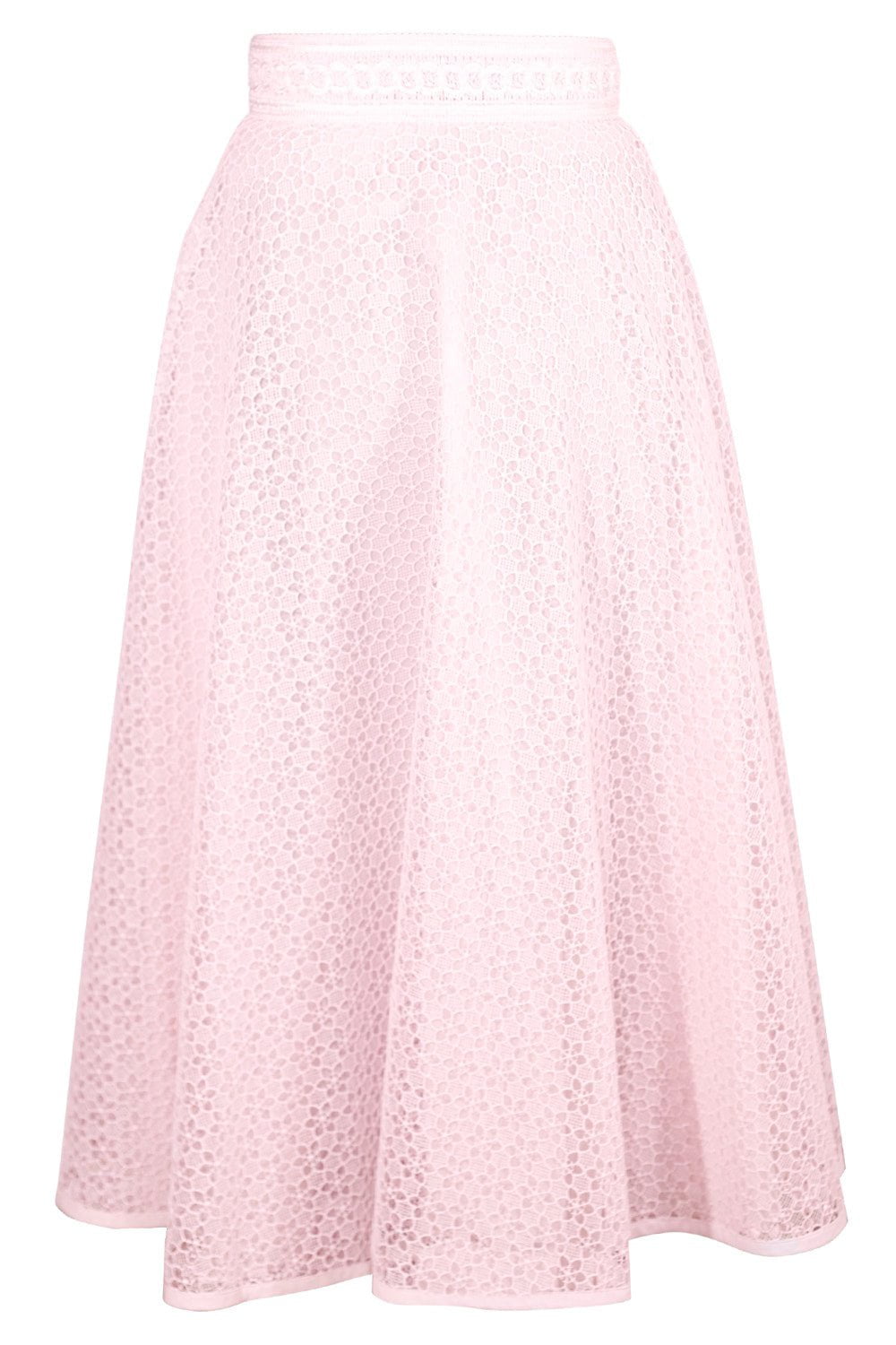 GIAMBATTISTA VALLI-Floral Lace Skirt-CHMPNROS