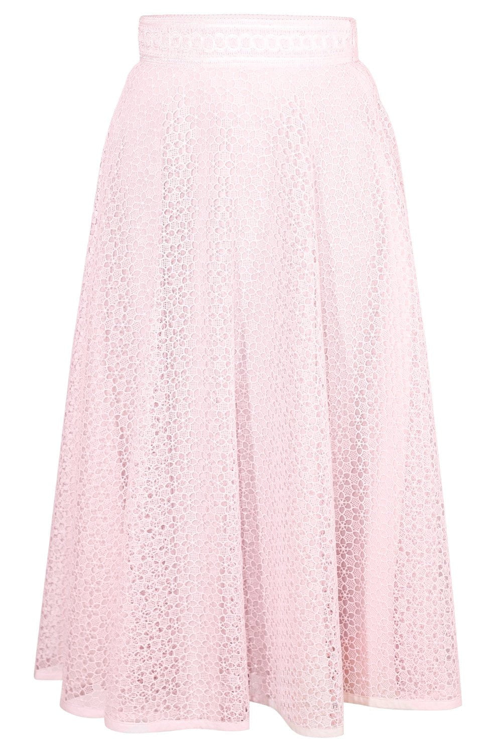 GIAMBATTISTA VALLI-Floral Lace Skirt-CHMPNROS