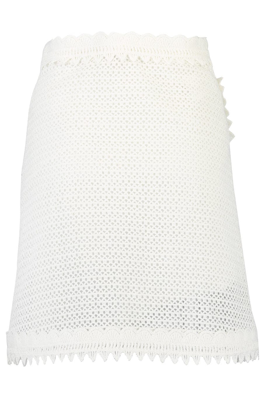 GIAMBATTISTA VALLI-Crochet Mini Skirt-