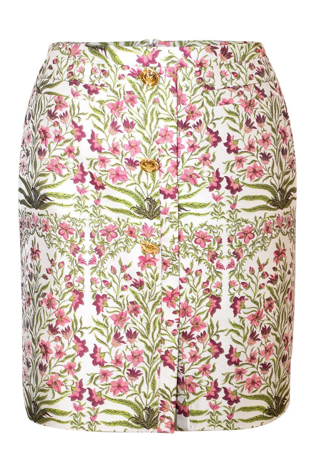 GIAMBATTISTA VALLI-Jacquard Skirt-