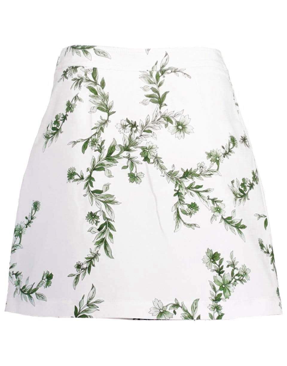 GIAMBATTISTA VALLI-Gabardine Jardins Print Above The Knee Skirt-