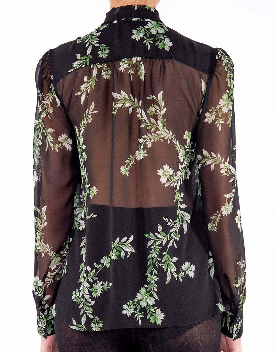 GIAMBATTISTA VALLI-Long Sleeve Button Up Blouse-