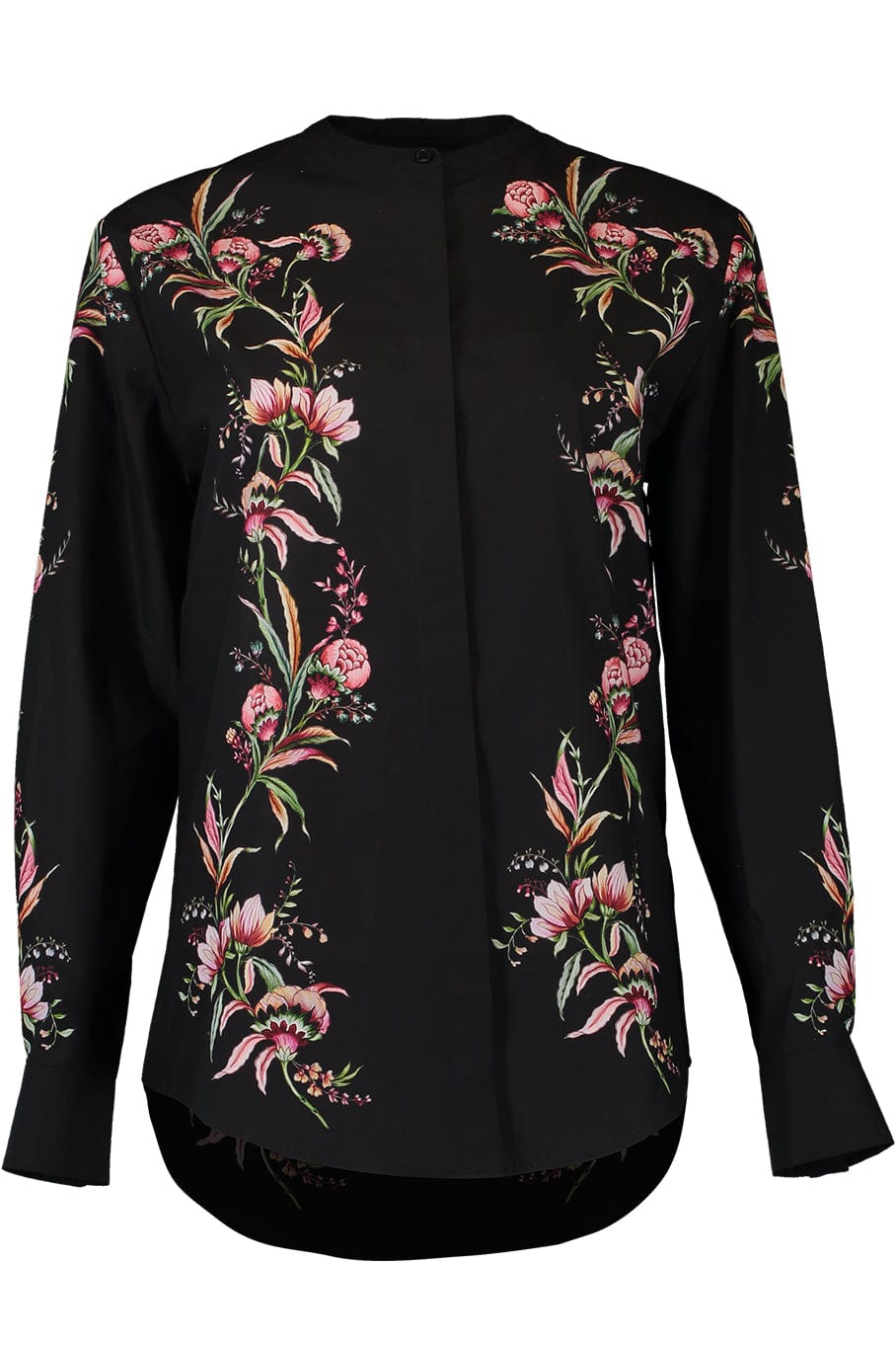 GIAMBATTISTA VALLI-Printed Long Sleeve Blouse - Ivoire-