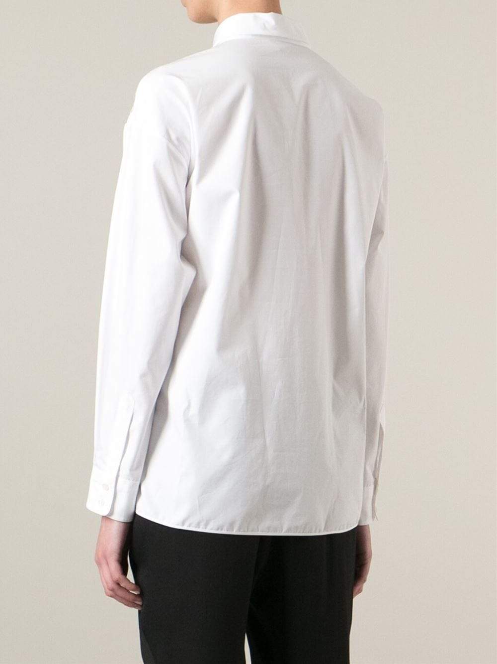 GIAMBATTISTA VALLI-Floral Print Button Down Blouse-