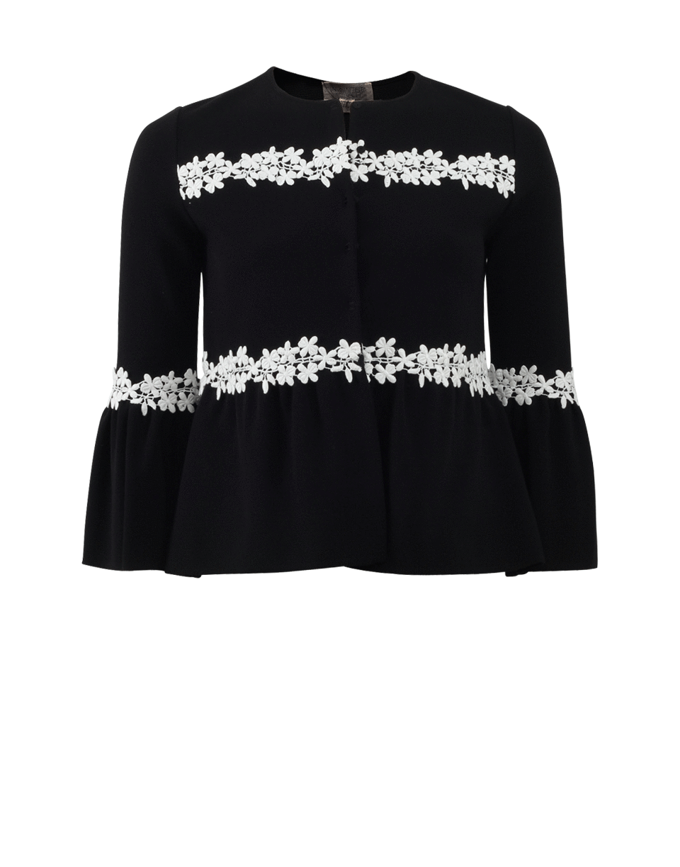 GIAMBATTISTA VALLI-Daisy Macrame Cardigan-