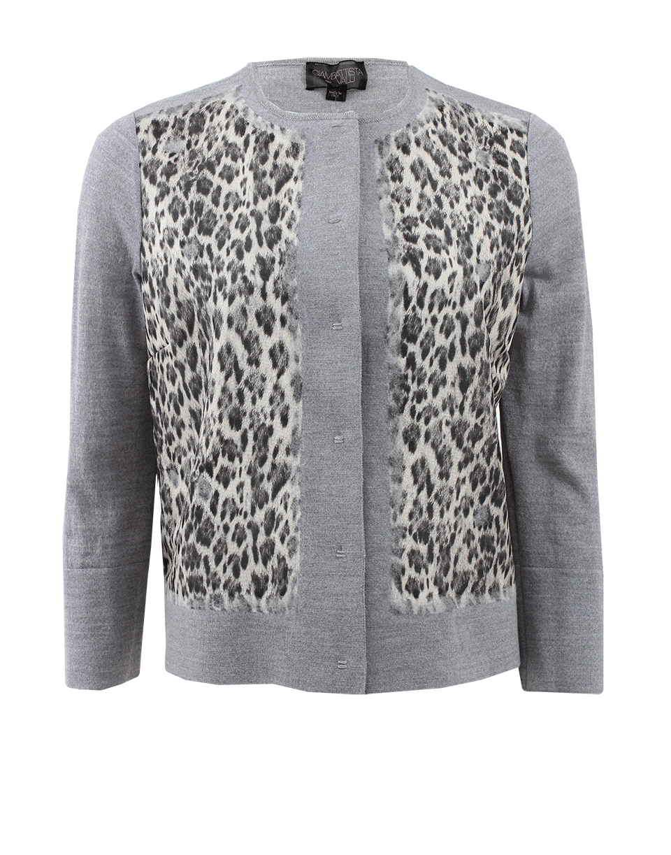 GIAMBATTISTA VALLI-Leopard Print Cardigan-