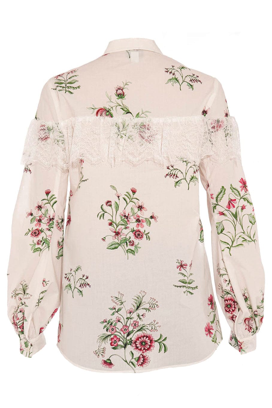 GIAMBATTISTA VALLI-Floral Long Sleeve Printed Blouse-