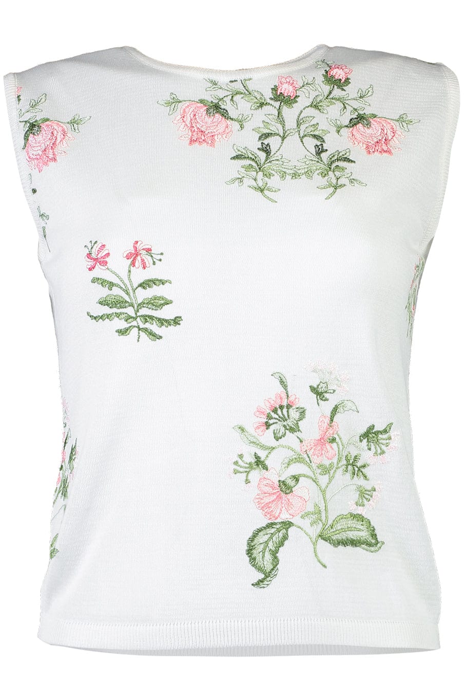 GIAMBATTISTA VALLI-Floral Knit Top-