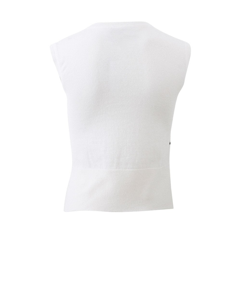 GIAMBATTISTA VALLI-Floral Macrame Tank-