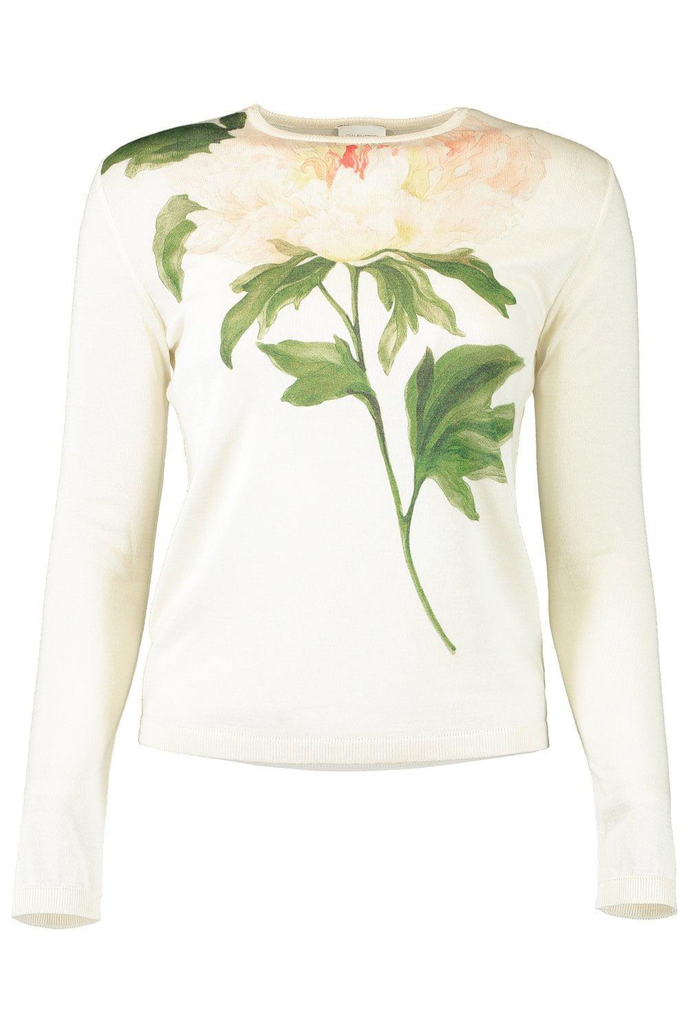 GIAMBATTISTA VALLI-Long Sleeve Knit Top-