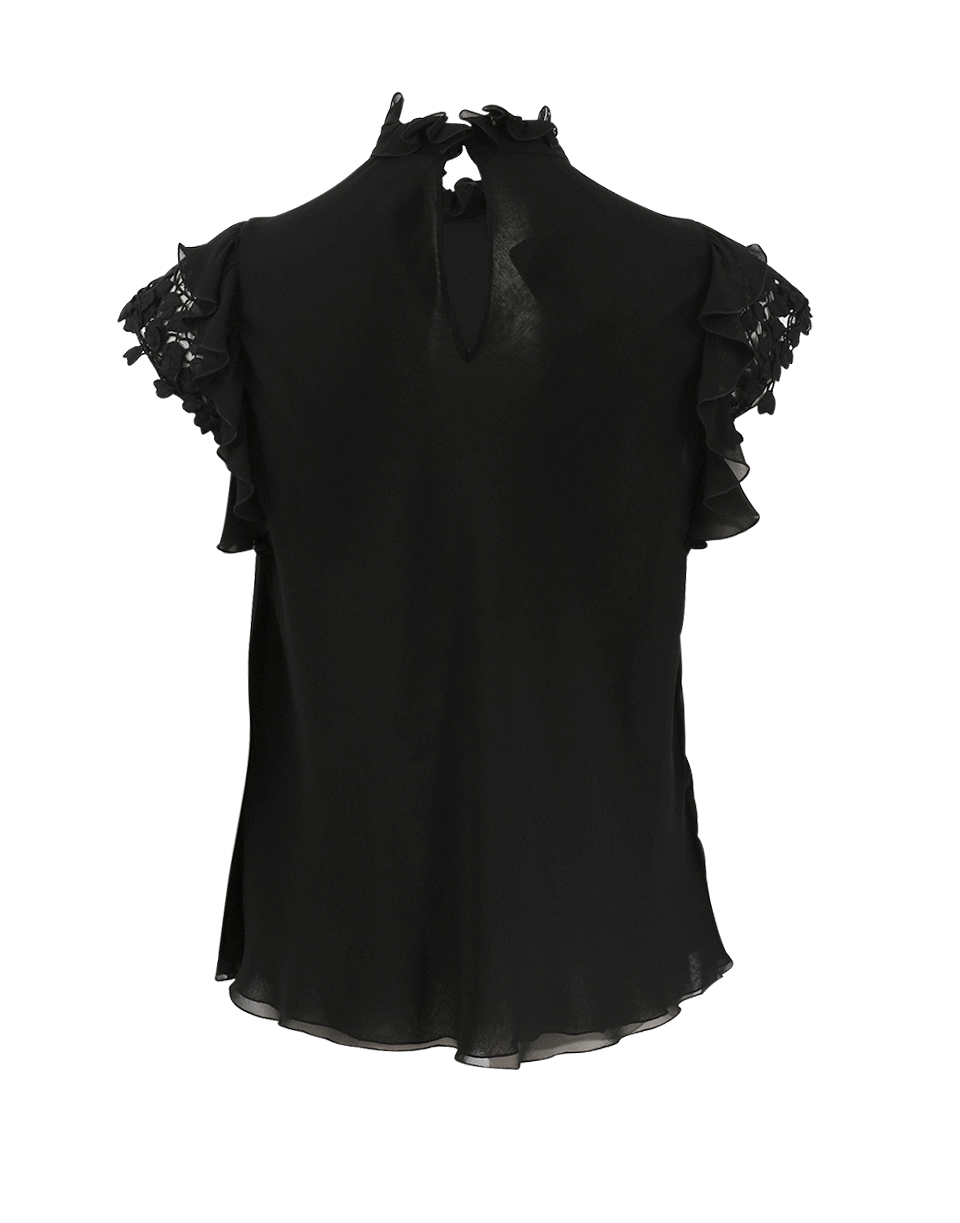 GIAMBATTISTA VALLI-Ruffle Neck Top-