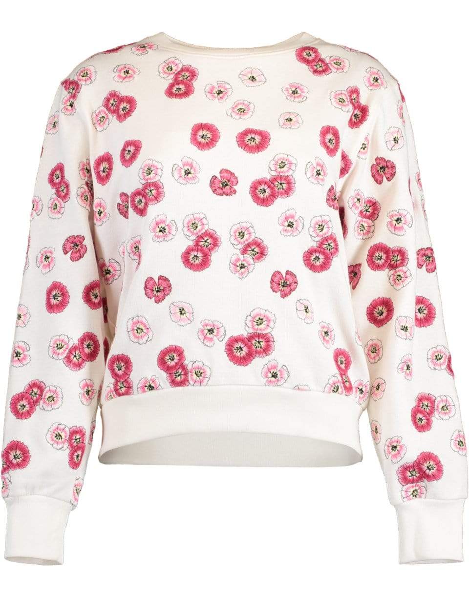 GIAMBATTISTA VALLI-Ivory Embellished Sweatshirt-IVORY