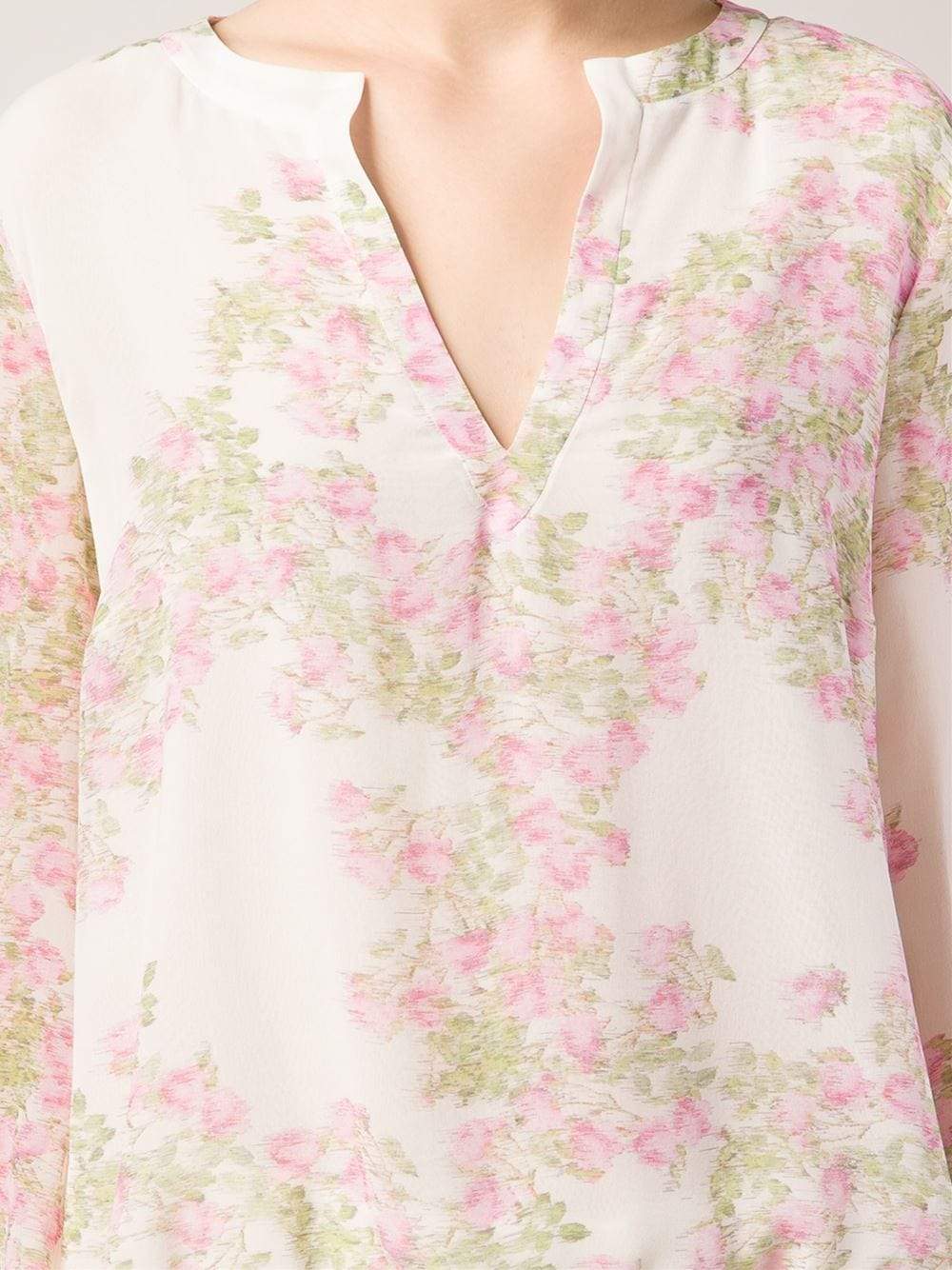 GIAMBATTISTA VALLI-Floral Print Blouse-