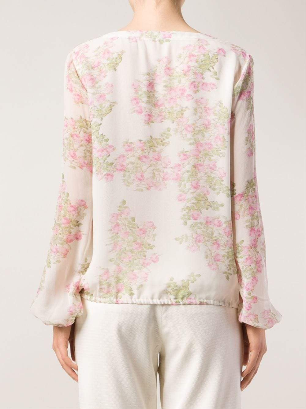 GIAMBATTISTA VALLI-Floral Print Blouse-