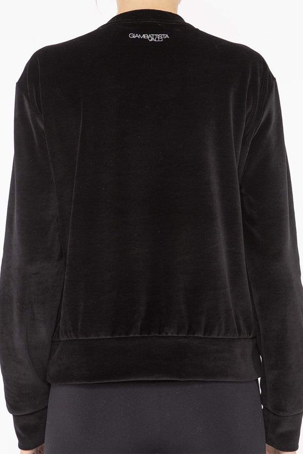 GIAMBATTISTA VALLI-Black Crewneck Sweatshirt-
