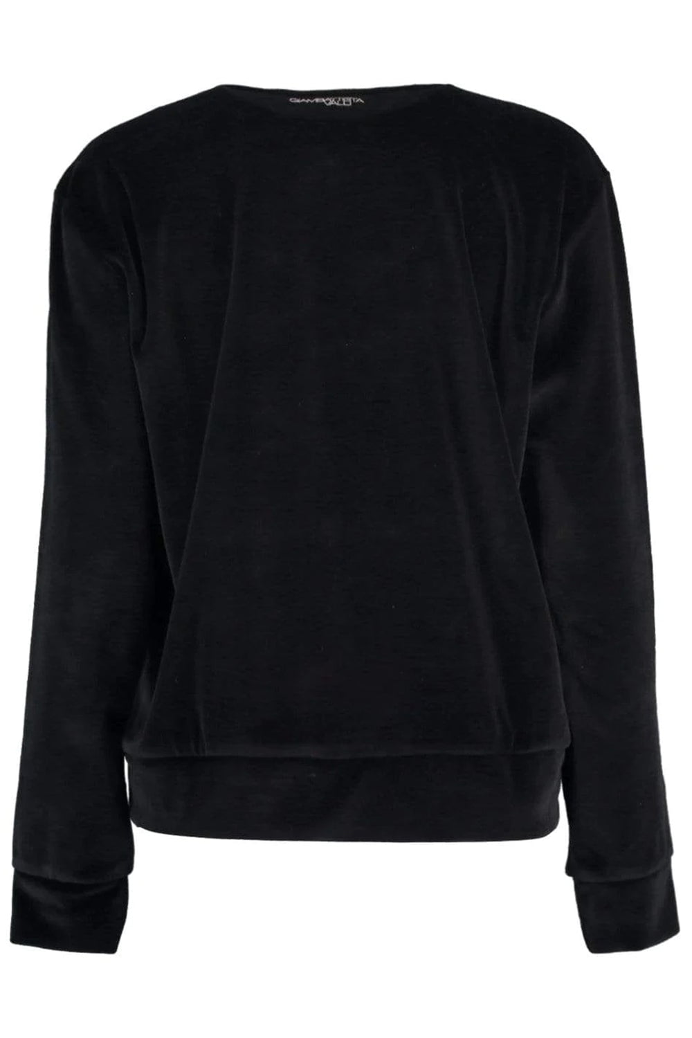 GIAMBATTISTA VALLI-Black Crewneck Sweatshirt-