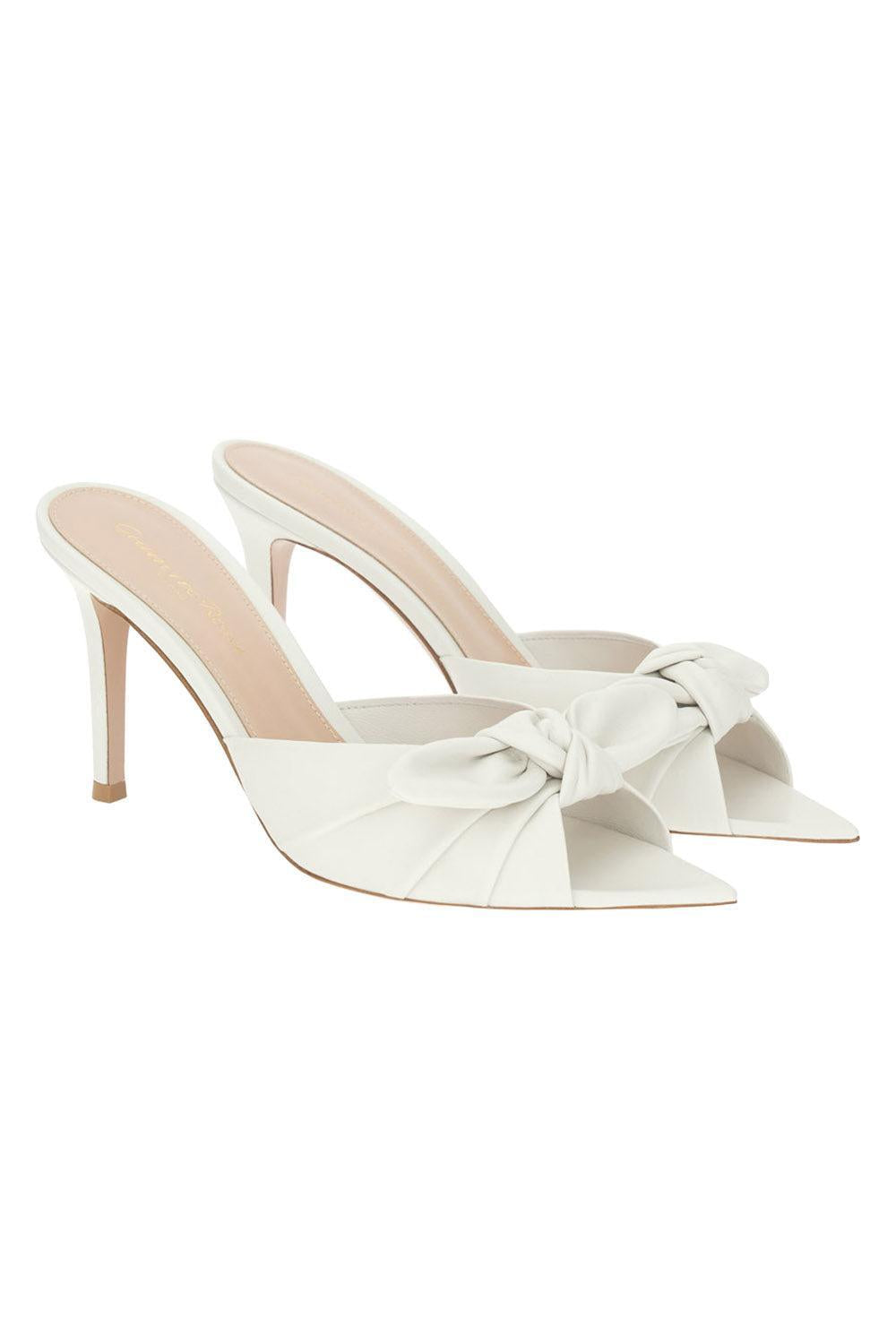 Bow Mule 85-CREAM-36-SHOEMULE-GIANVITO ROSSI