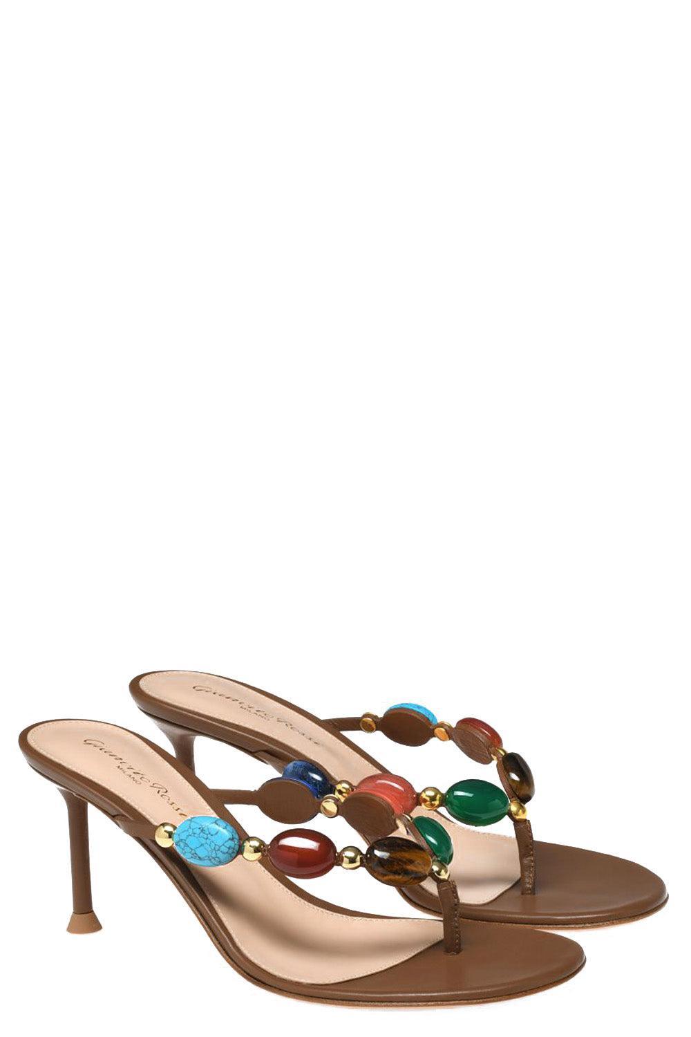 Shanti Pump 70-BROWN-37-SHOEPUMP-GIANVITO ROSSI