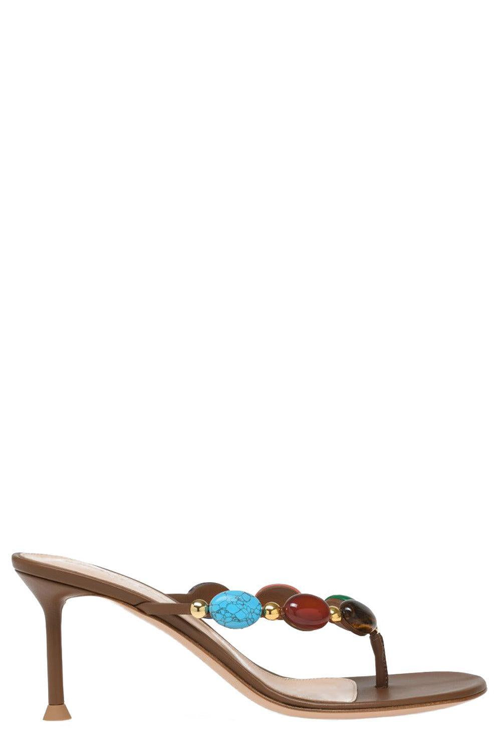 Shanti Pump 70-BROWN-37-SHOEPUMP-GIANVITO ROSSI
