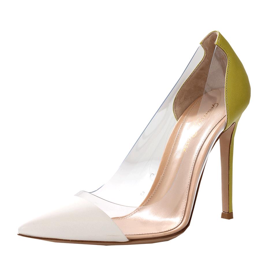 GIANVITO ROSSI-Nappa And Plexy Pump-