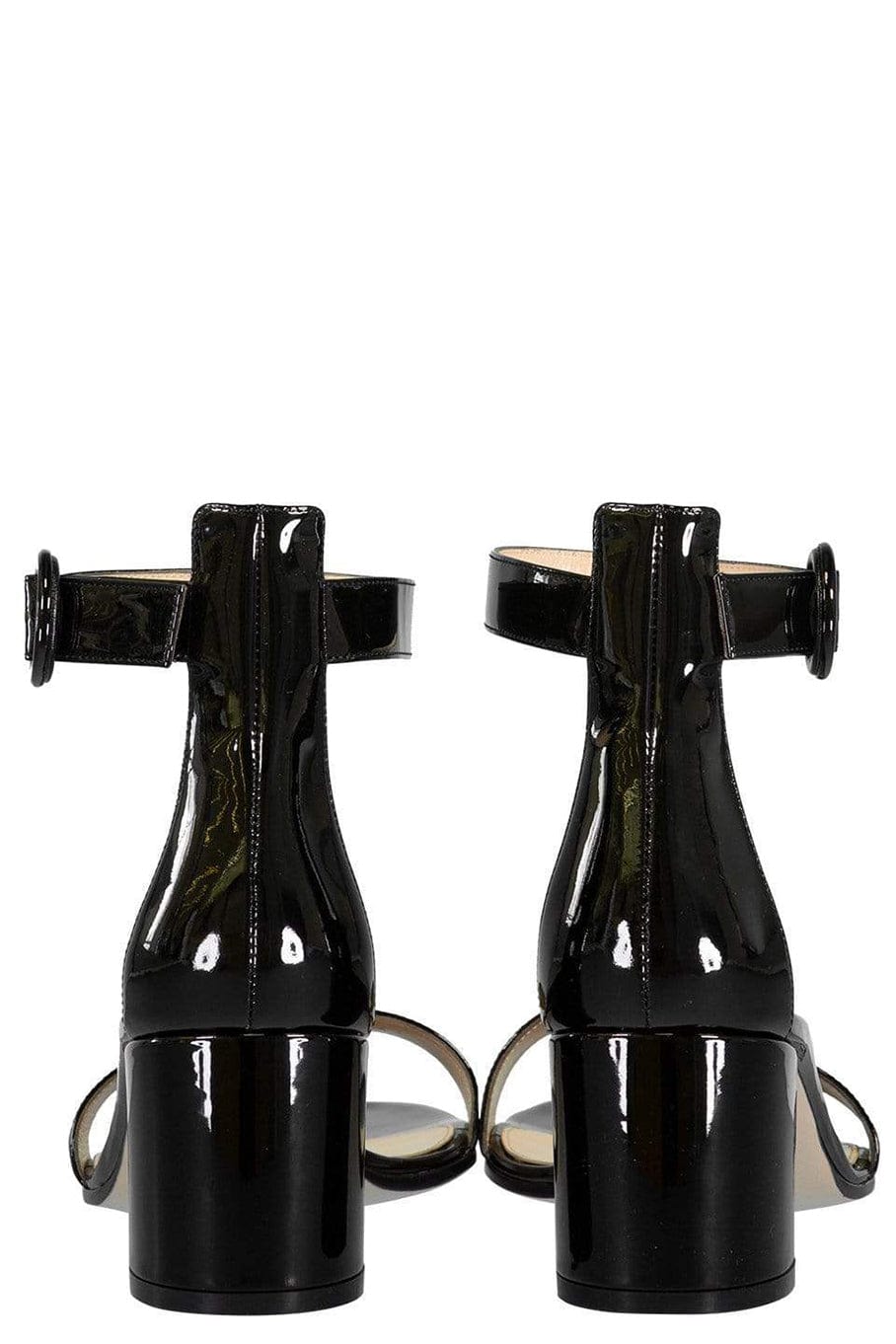 GIANVITO ROSSI-Versilla Patent Leather Sandal-BLACK