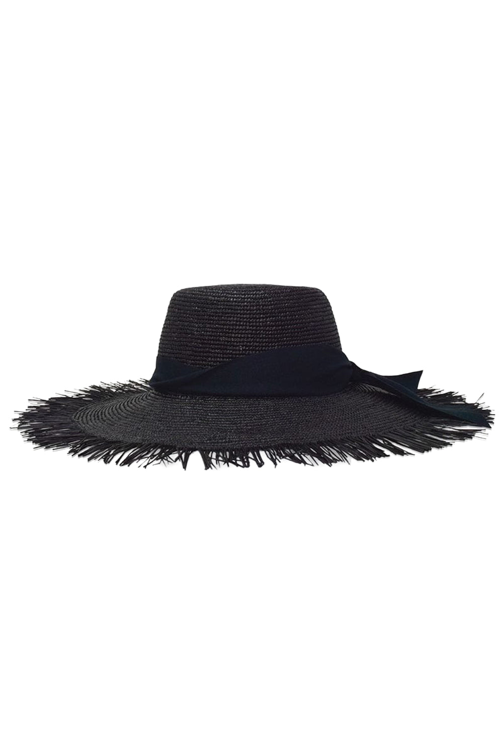 Astrid Panama Straw Hat - Black-BLACK-M-ACCESSORIEHEADWEAR-GIGI BURRIS MILLINERY
