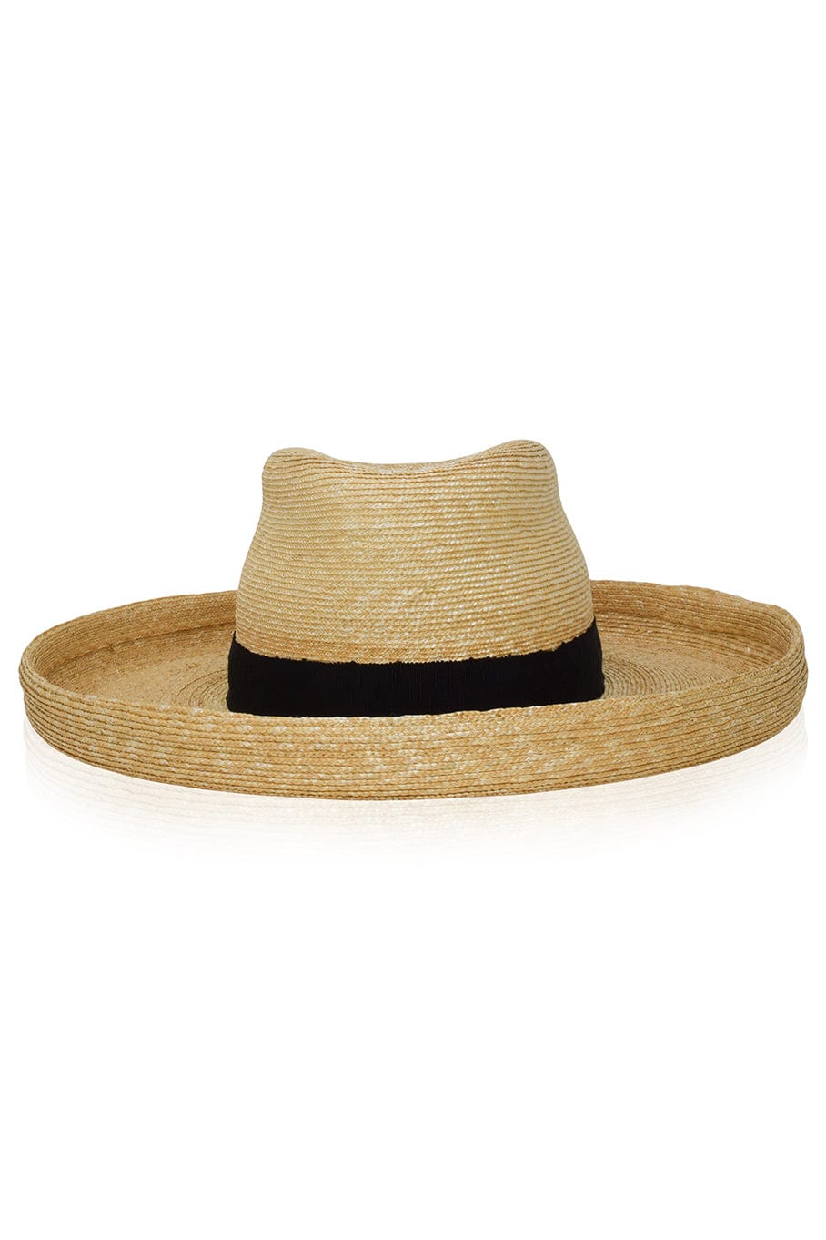 GIGI BURRIS MILLINERY-Freddie Milanese Straw Hat-