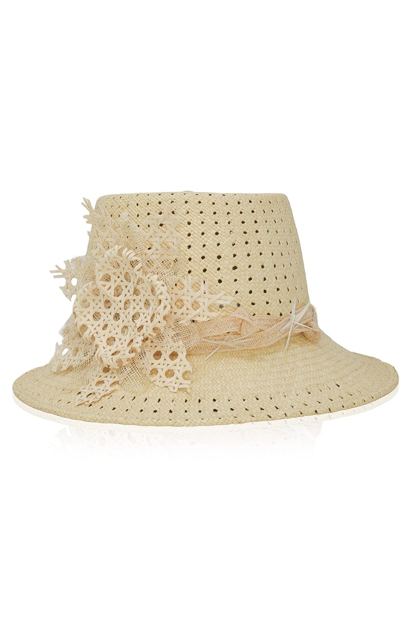 GIGI BURRIS MILLINERY-Caine Panama Straw Hat-