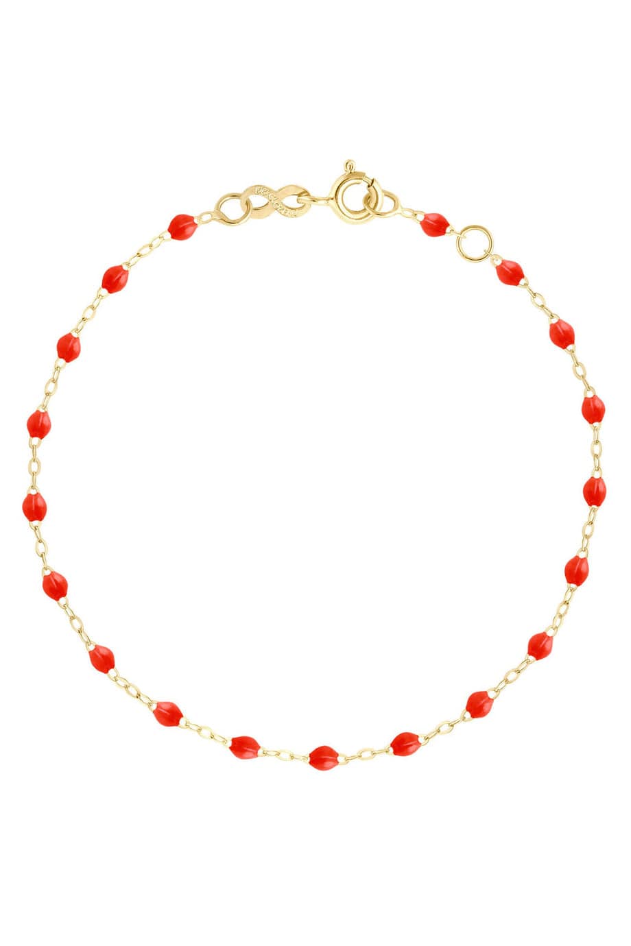 GIGI CLOZEAU-Classic Gigi Bracelet - 6.7in - Coral-CORAL