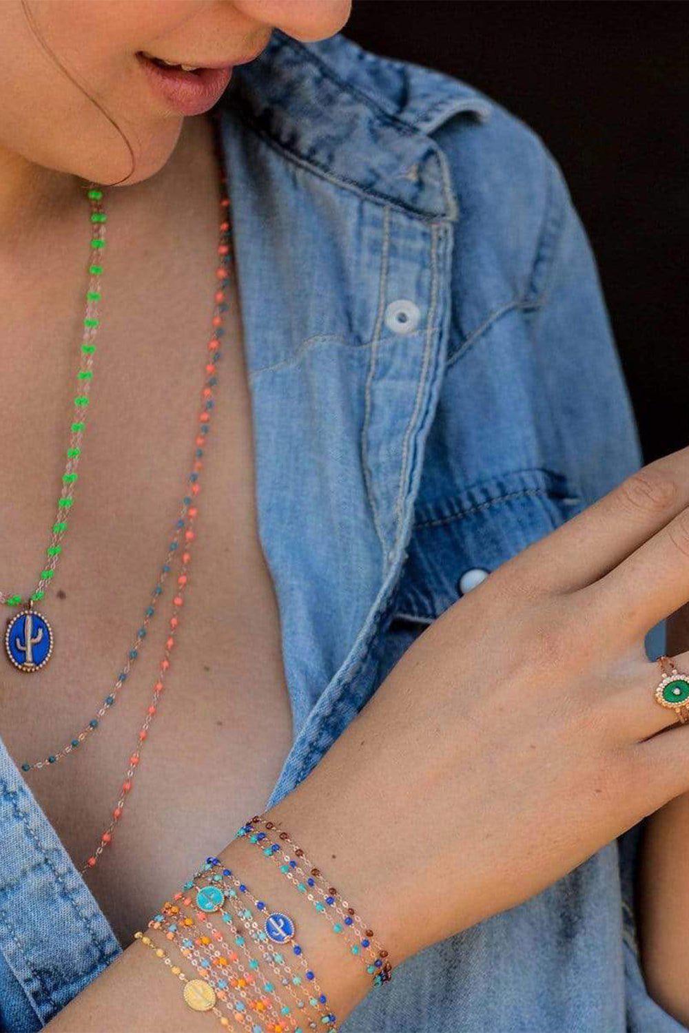 GIGI CLOZEAU-Classic Gigi Bracelet - 6.7in - Lapis-LAPIS