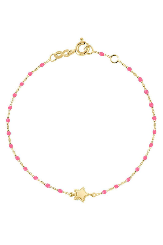 Pink Mini Gigi Star Bracelet-PINK-6.7-JEWELRYBOUTIQUEBRACELET O-GIGI CLOZEAU