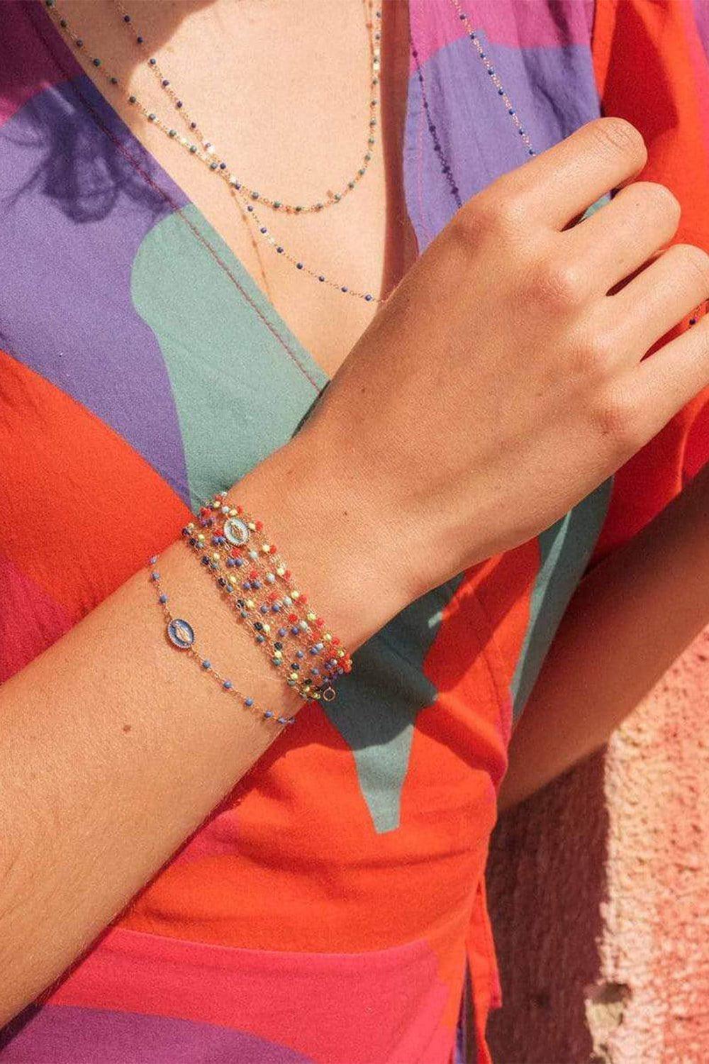 GIGI CLOZEAU-Classic Gigi Bracelet - 6.7in - Turquoise-