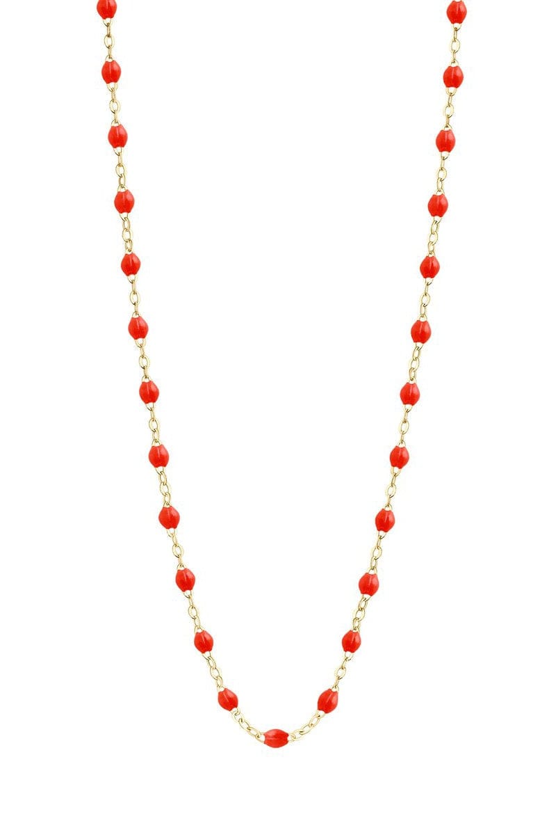 GIGI CLOZEAU-Classic Gigi Necklace - 16.5in - Coral-CORAL