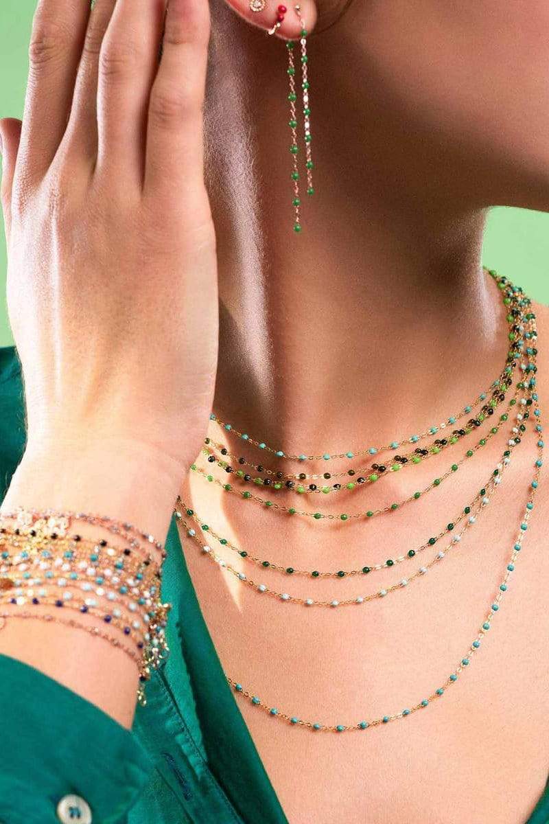 GIGI CLOZEAU-Classic Gigi Necklace - 16.5in - Jade-JADE