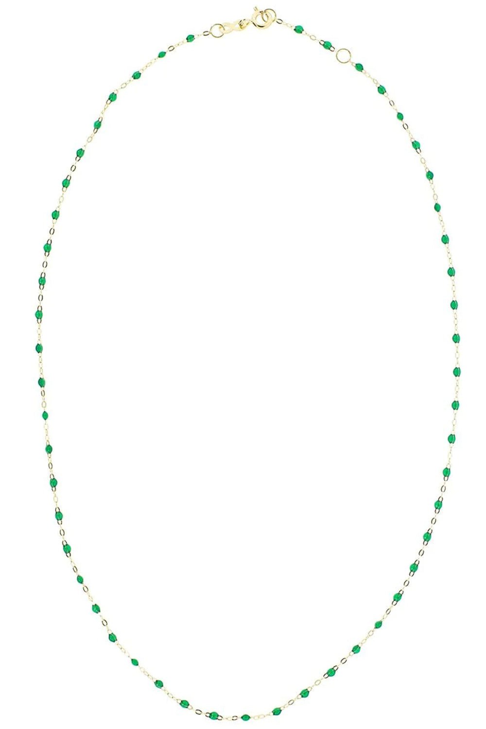 GIGI CLOZEAU-Classic Gigi Necklace - 16.5in - Emerald-RG/EMRLD