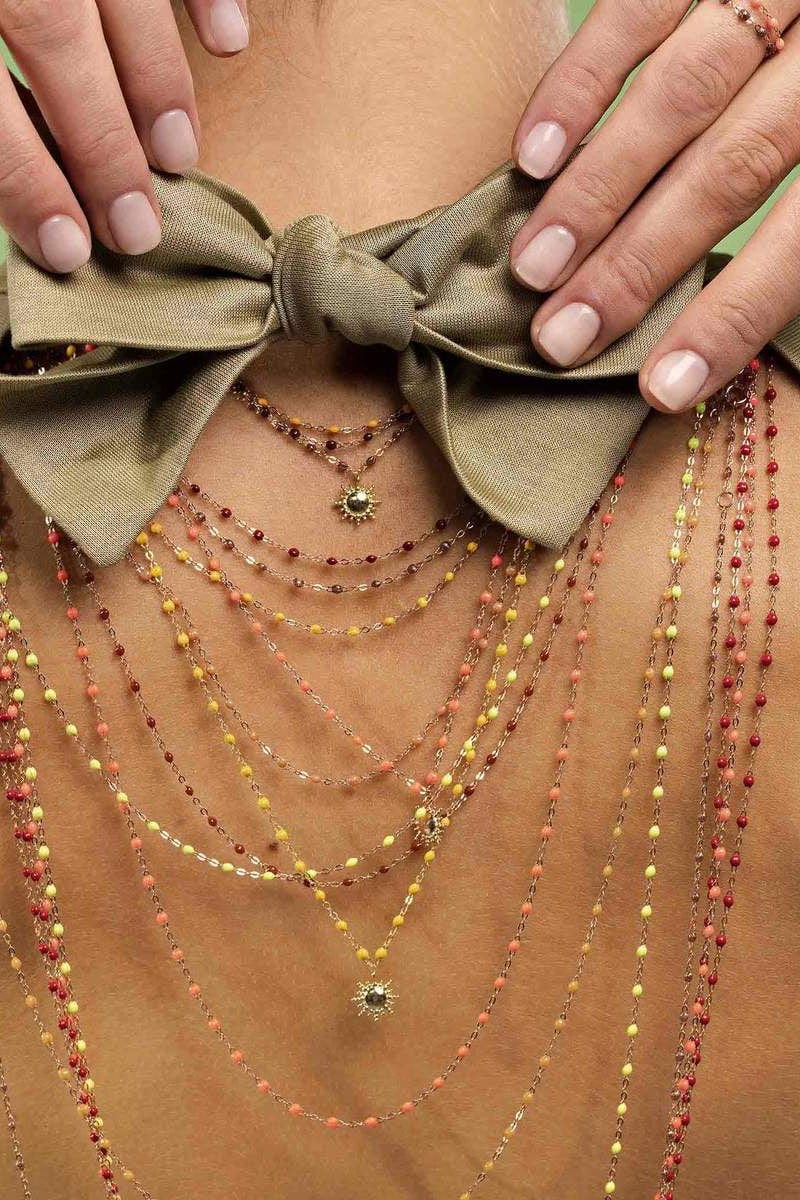 GIGI CLOZEAU-Classic Gigi Sautoir Necklace - 34in - Ruby-RUBY