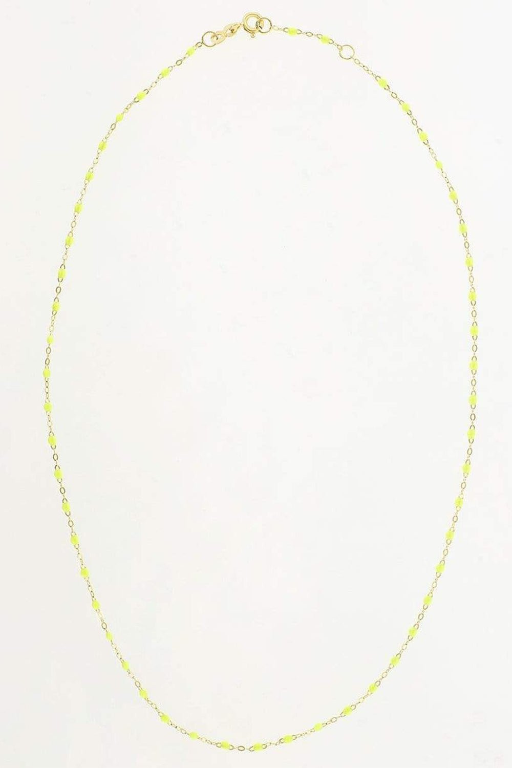 GIGI CLOZEAU-Classic Gigi Sautoir Necklace - 24in - Neon-YG/NEON