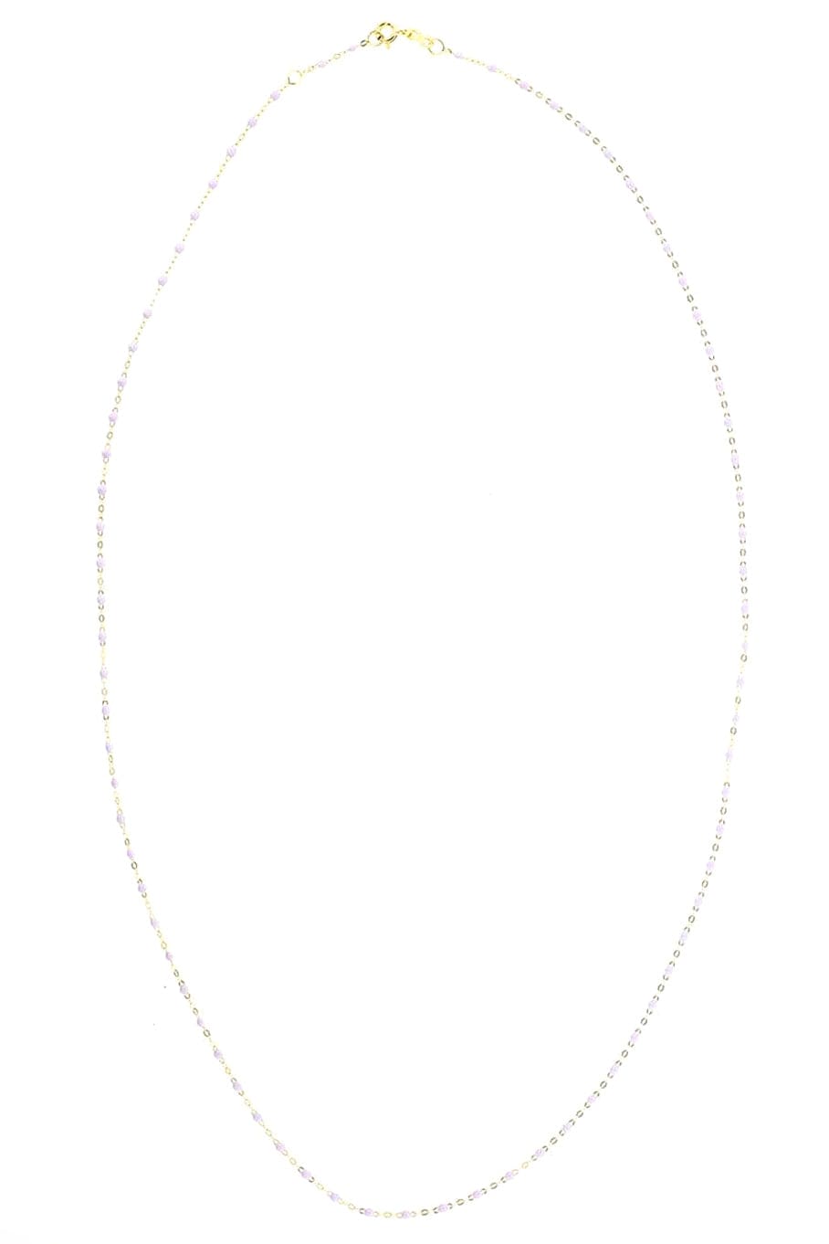 GIGI CLOZEAU-Classic Gigi Sautoir Necklace - 24in - Liliac-YG/LILAC