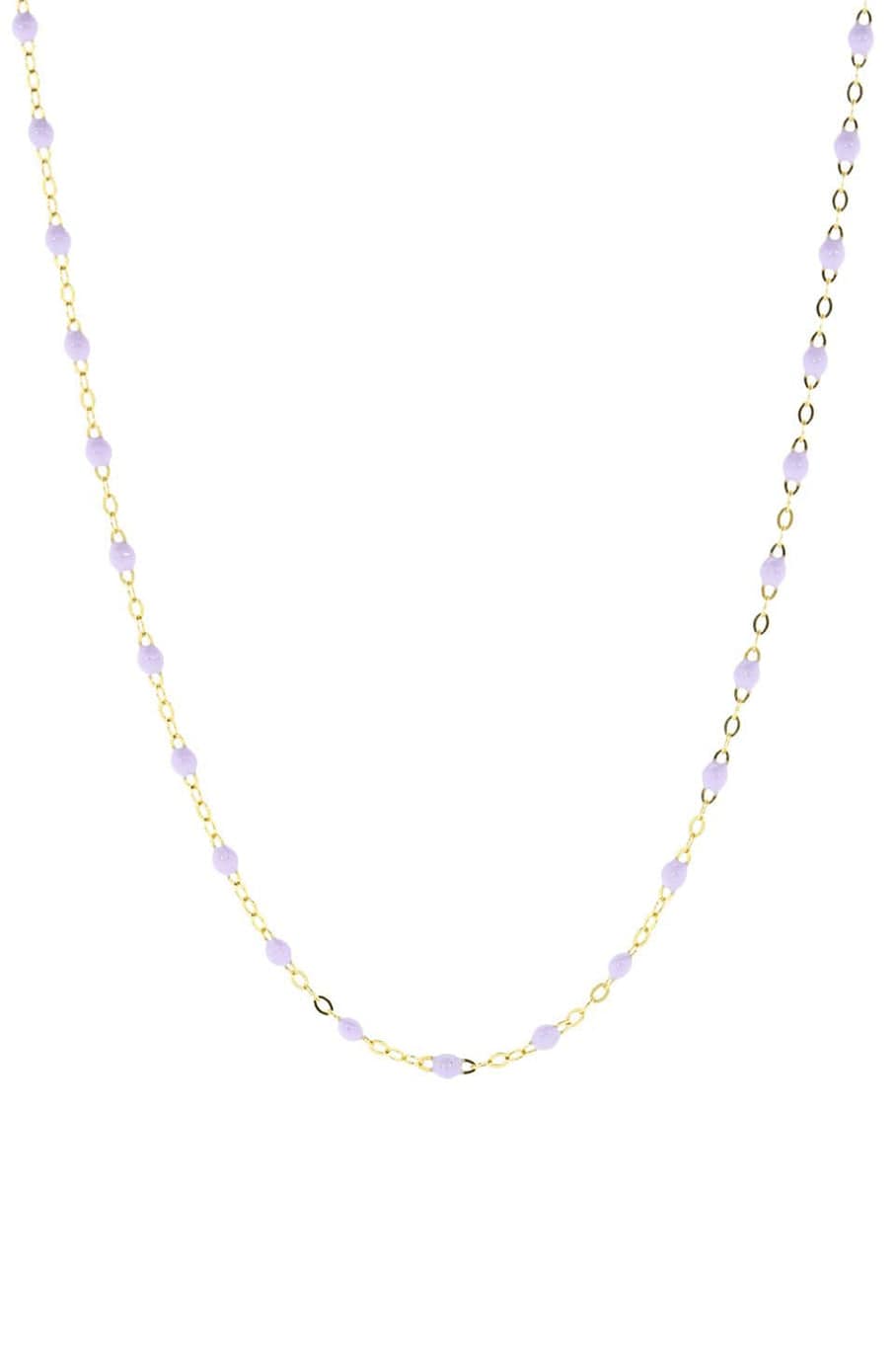 GIGI CLOZEAU-Classic Gigi Sautoir Necklace - 24in - Liliac-YG/LILAC