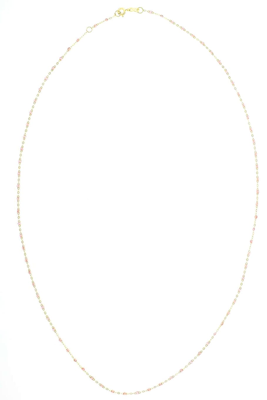 GIGI CLOZEAU-Rose Bead Classic Gigi Sautoir Necklace-YG/ROSEE